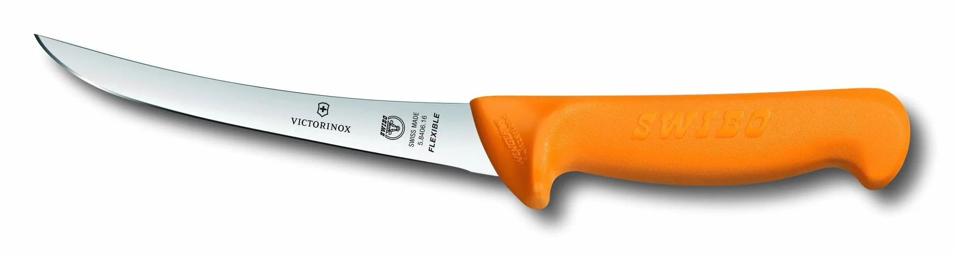 Victorinox Swibo, coltello da cucina/disossatore con lama normale e flessibile da 16 cm, giallo