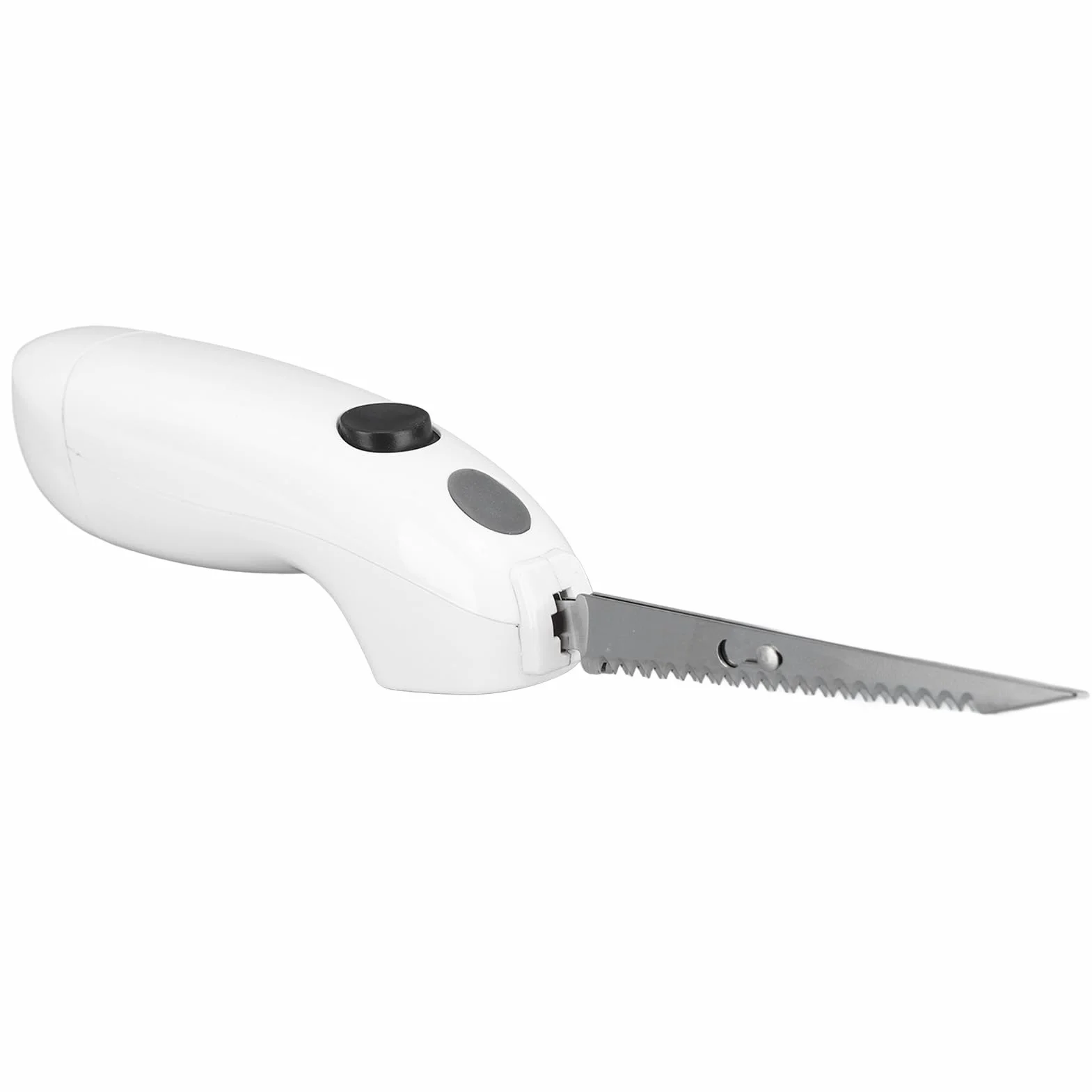 Fockety Coltello Elettrico per Carne, Coltello Elettrico per Sfilettare Senza Fili in Acciaio Inox con Impugnatura Ergonomica, Coltello Elettrico Alternativo per Tacchino, Carne, Pane