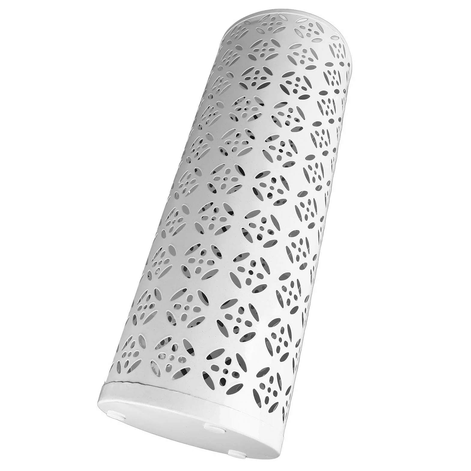 Tonysa Portaombrelli in Metallo, Elegante Motivo in Rame Cavo, Portaombrelli Antiruggine per Ingresso, Ufficio, Casa (WHITE)