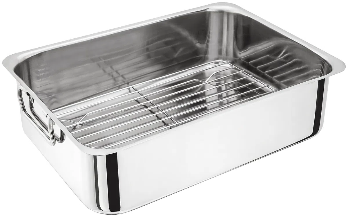 Judge Giudice H045 36 x 26 x 10 Centimetro teglia con Acciaio Inossidabile Rack