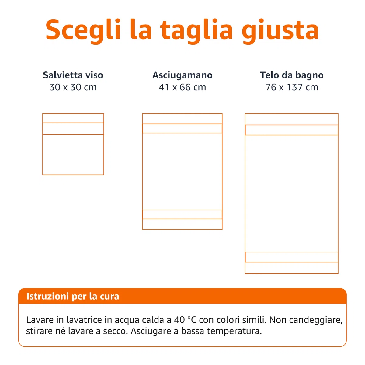 Amazon Basics Set Asciugamani Bagno Spugna 100% Cotone Biologico Telo Doccia 76x137 cm, Verde Acqua, Confezione 2 Pezzi