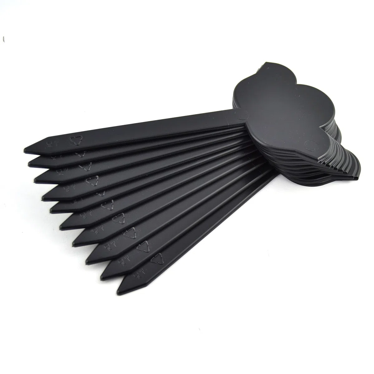 PZ 10 SPILLONE NERO FORMA A FIORE FOR ICE CREAM SEGNAGUSTI PER GELATO