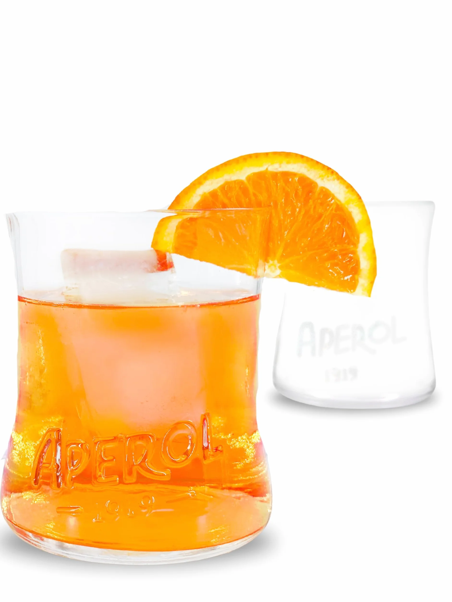 Maxito Aperol Spritz - Set di 2 bicchieri da cocktail dal design moderno, ideali come set regalo Aperol spray, set regalo per aperol