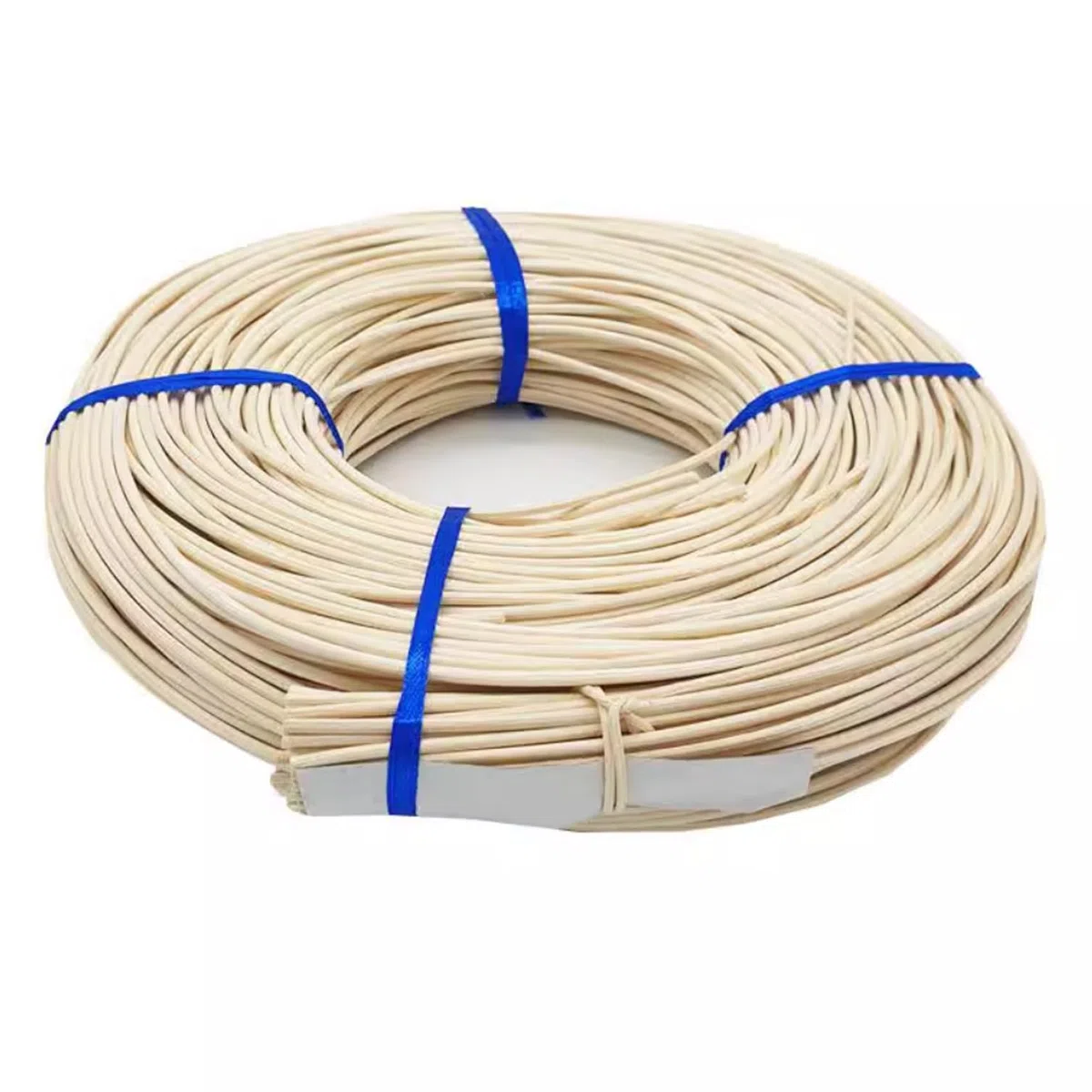 6mm Naturale Rattan Intreccio Rotolo per Sedia Mobili, 250g Naturale Rattan Materiale di Riparazione in Striscia per Cesti, Canne Riparazione Intrecciare in vimini per Sedie Panchina da Giardino(2.5mm