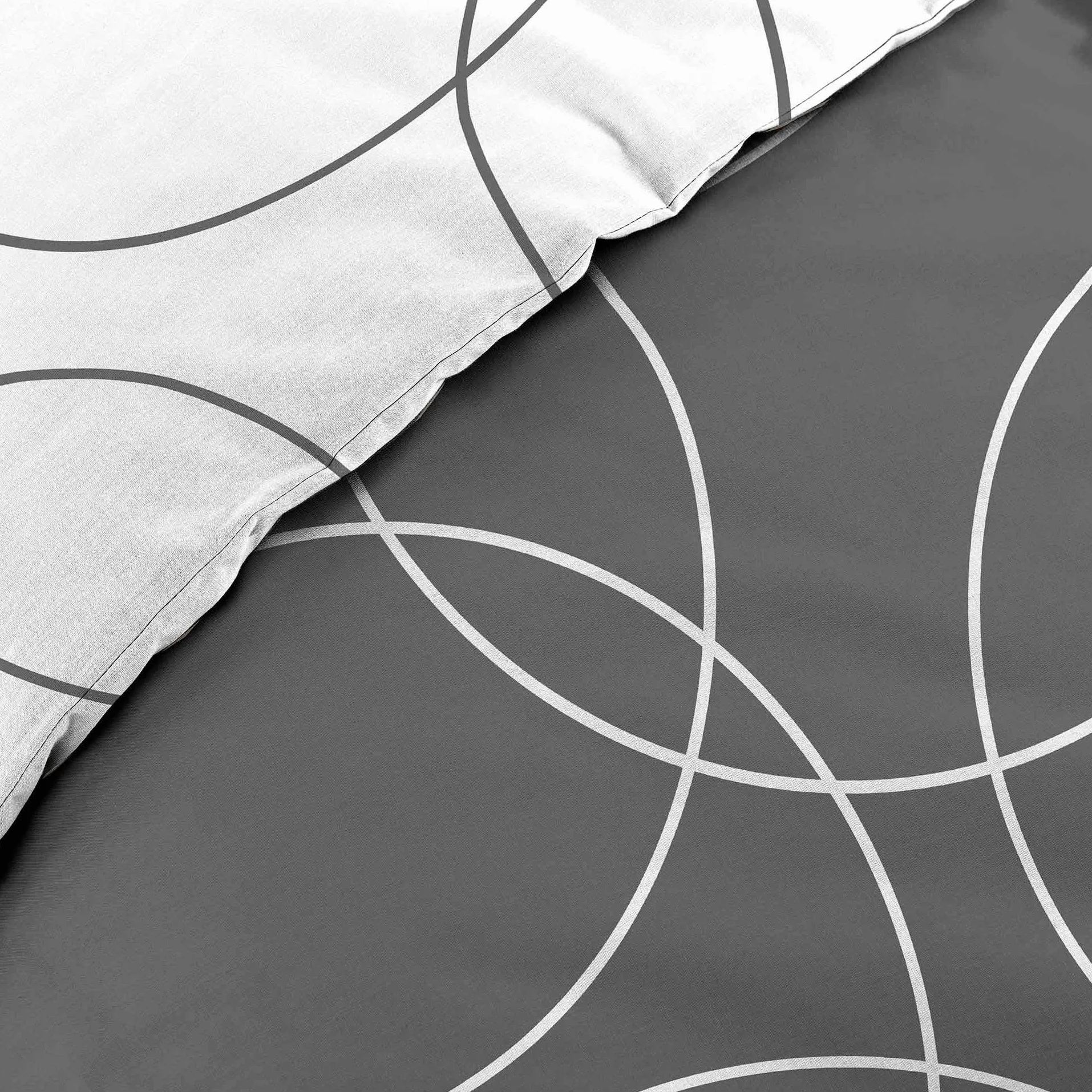 douceur d 'intérieur Parure con Copripiumino in Poliestere, Multicolore, Poliestere, Multicolore, 240 x 220 cm