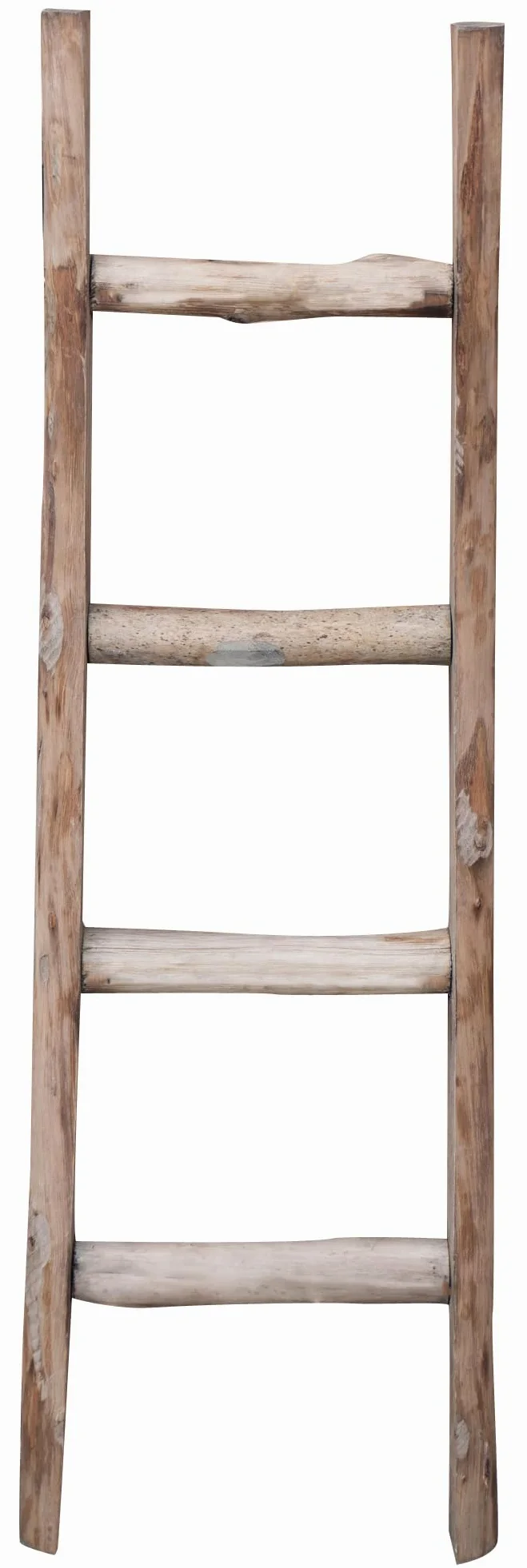 Biscottini Scaletta porta asciugamani bagno 100x6x28 - Scala Decorativa in Legno - Scala portasciugamani - Scaletta legno appendi asciugamani - Scaletta portasciugamani da parete Metallo, Bambu
