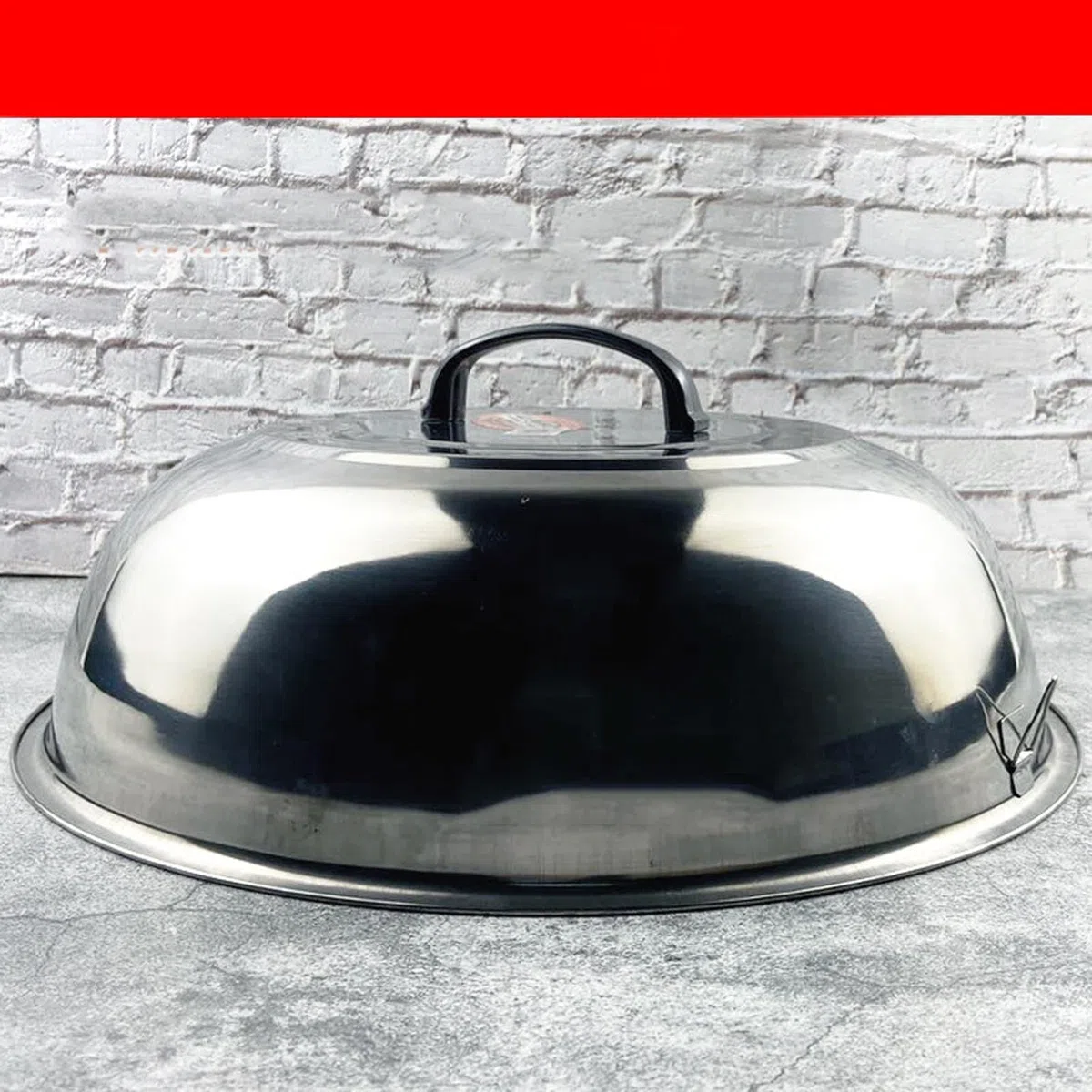 Coperchio Wok in Acciaio Inossidabile, Padella Circolare per Cucina (40 cm)