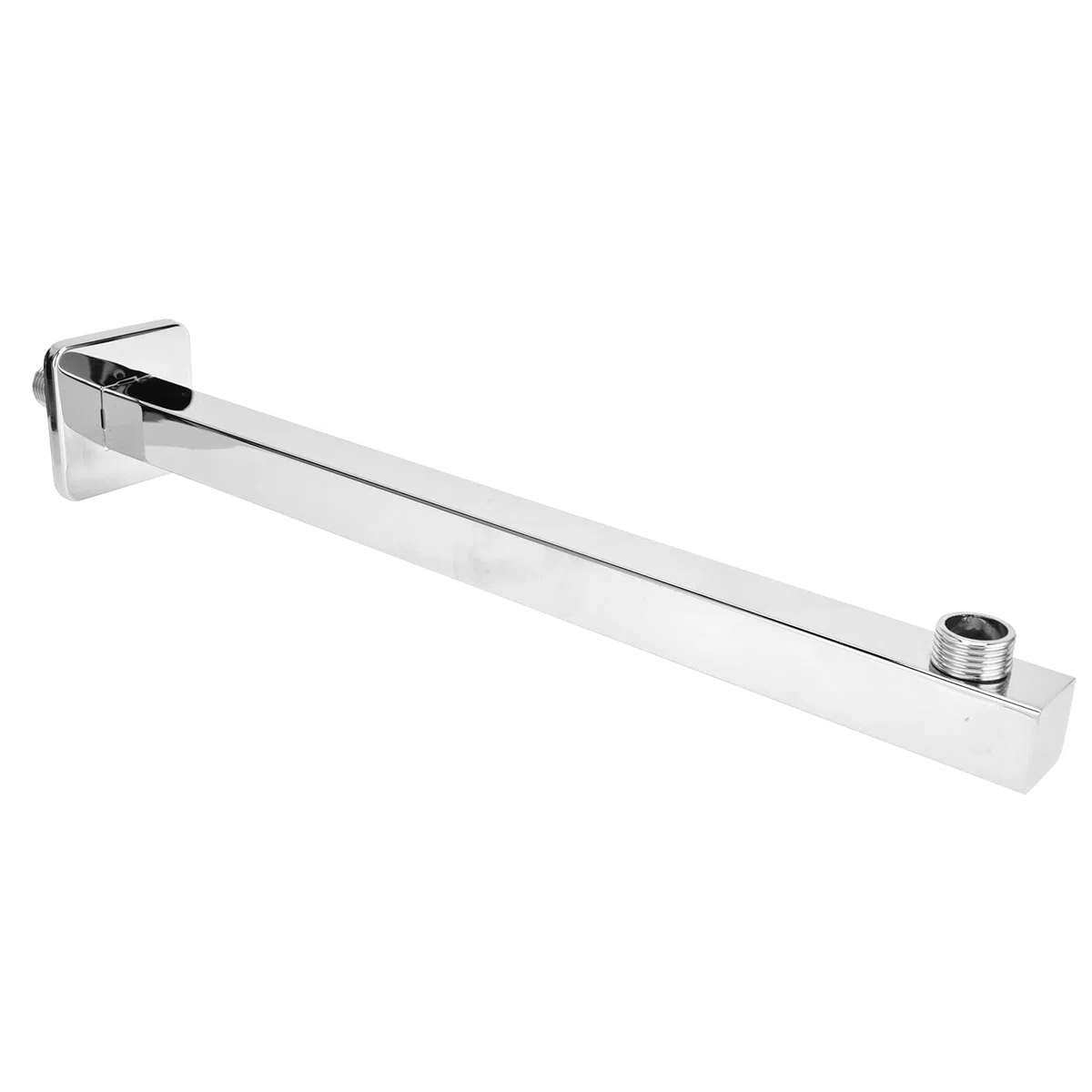 01 Braccio Doccia, Finiture Cromate Prolunga per Soffione Doccia in Acciaio Inox con Copertura Decorativa per Bagno per Tubo Doccia