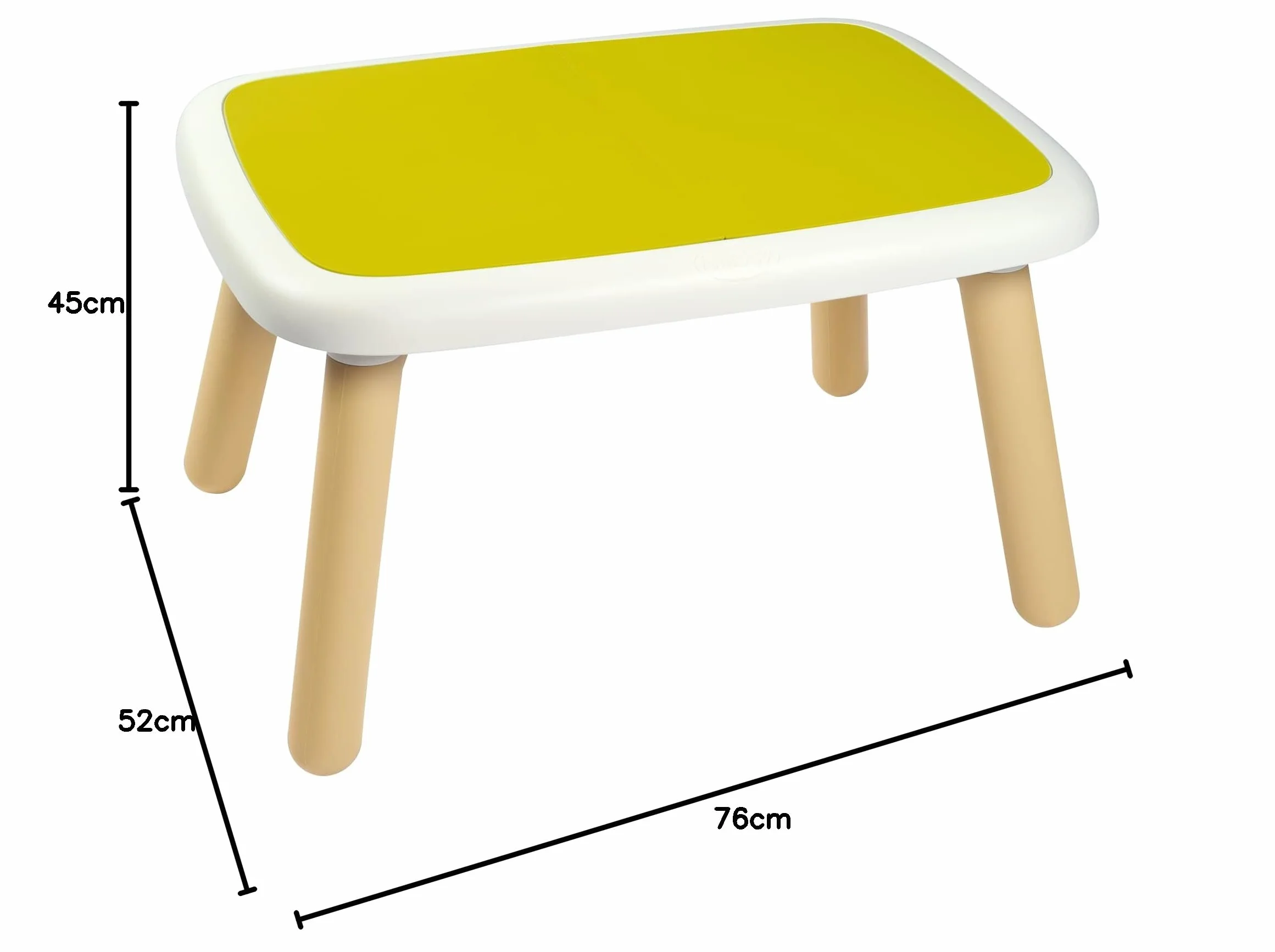 tavolo verde per bambini
