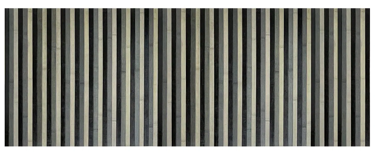 IlGruppone Passatoia per Cucina o Tappeto da Ingresso in Vero Bamboo Naturale 7 Misure 7 Colori - 50x300 cm - Grigio