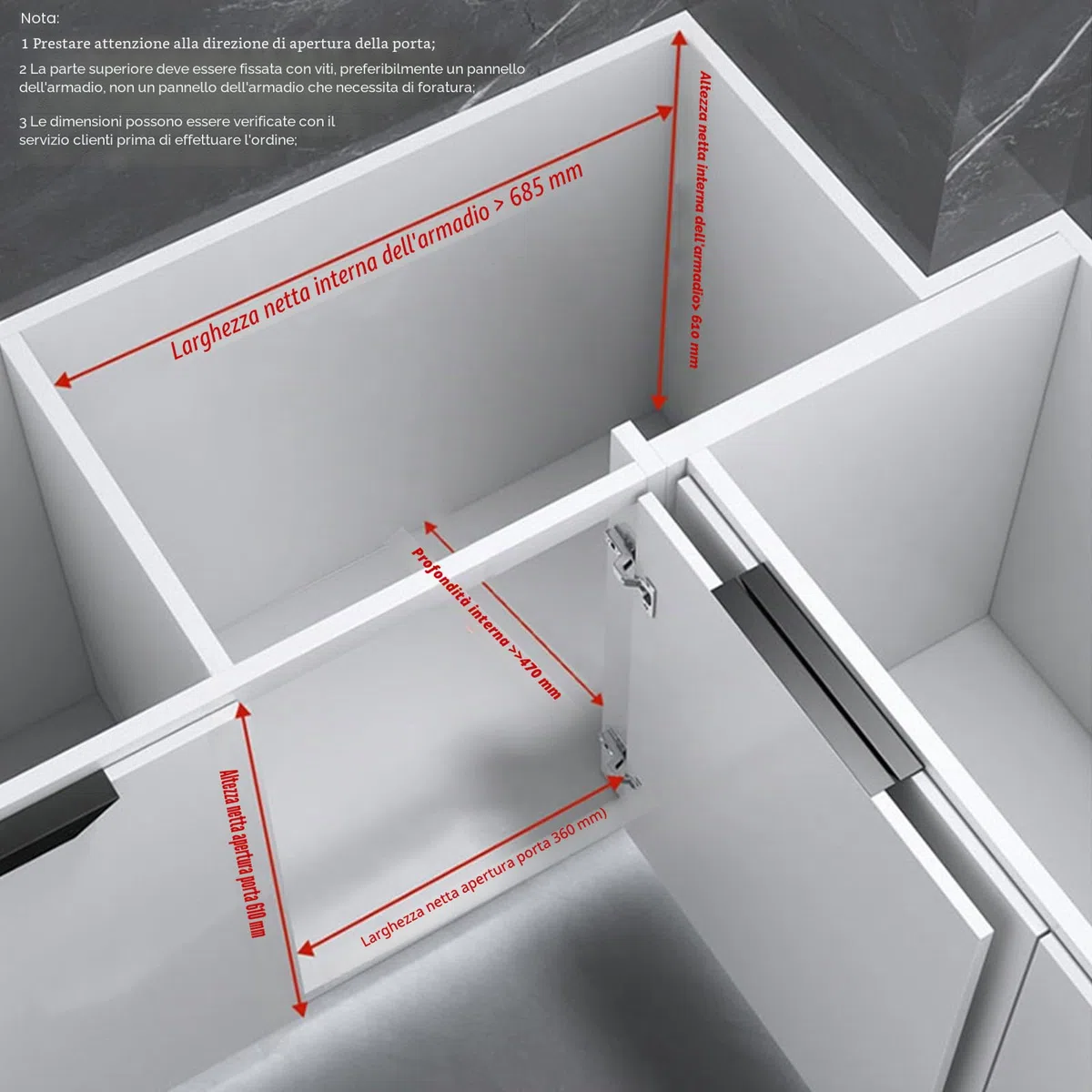 Unità d'Angolo Cucina Estraibile Contenitore Soft Close Home Cabinet Organizer con 4 Cestelli Portaoggetti, Cestello Estraibile Angolare Universale Sinistro e Destro 800, Nero, Acciaio al Carbonio
