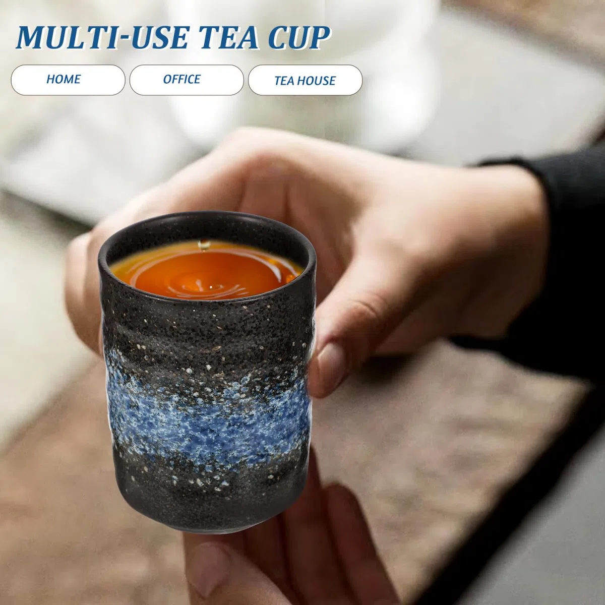 OUNONA tazza da tè giapponese tazza da tè multifunzione tazze in ceramica tazza da tè tazze da caffè tazze da caffè in ceramica fornitura della casa del tè tazze da tè