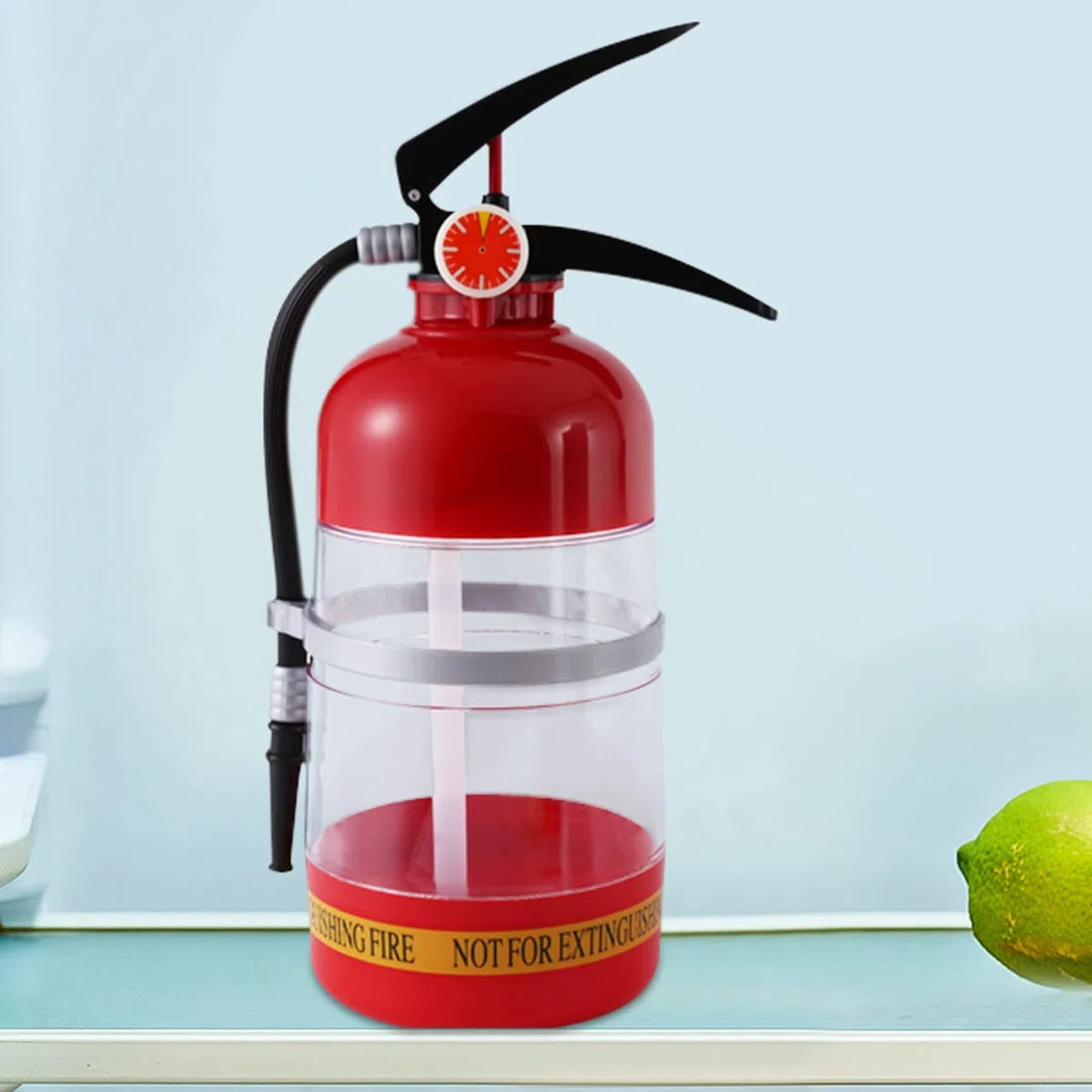 Distributore per vino da 2 l, per estintore, per feste, acqua, liquori, bar, accessori