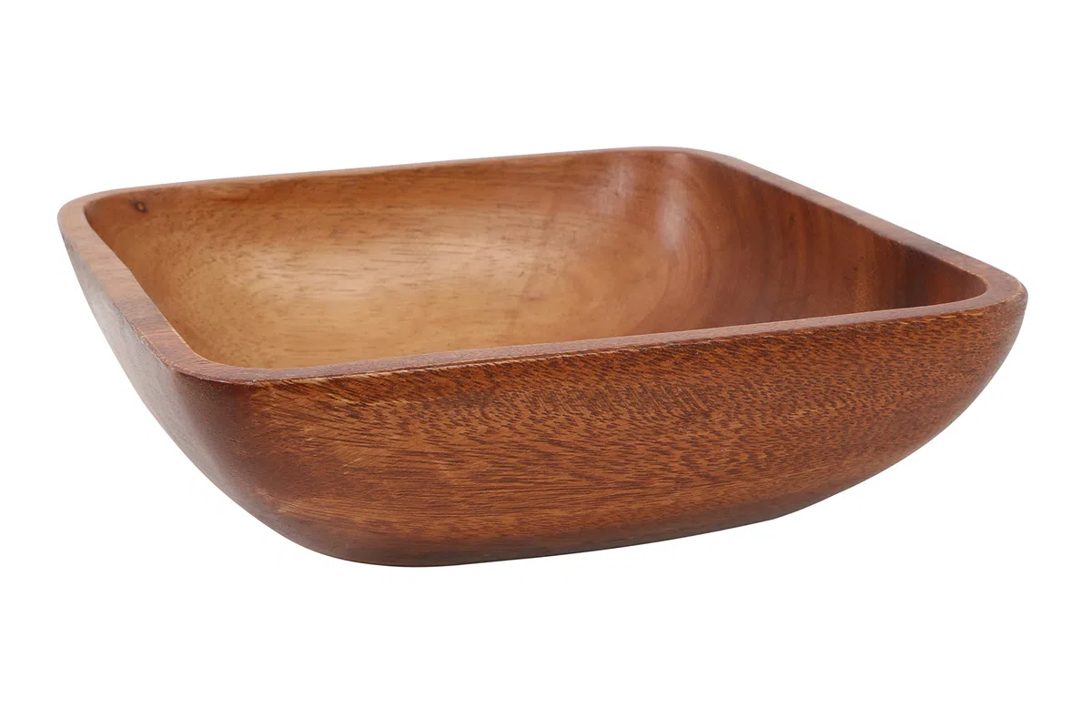 PREMIER Housewares 1104558 Ciotola di Portare Quadrata Grande, Acacia Legno