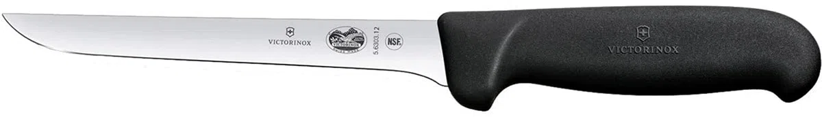 CUCHILLO DESHUESAR, 12 CM NEGRO