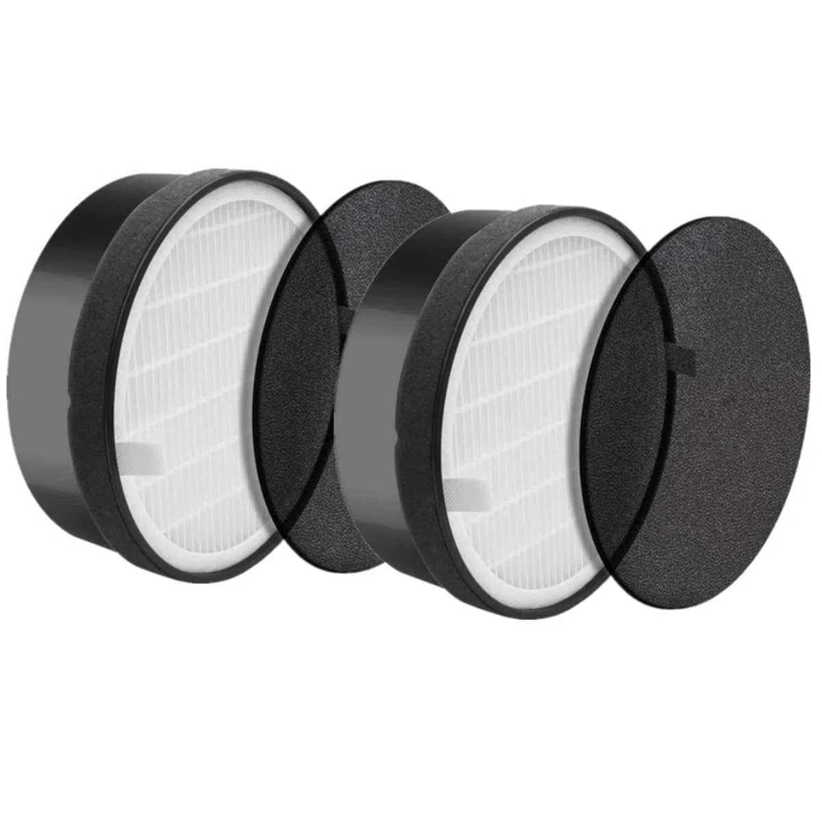 YanBan 2 Pezzi di Ricambio Filtro Hepa per Levoit Purificatore Aria Levoit LV-H132 LV-H132-RF, Parti di Filtro Carbonio Attivato Parte Purificatore Aria Pulizia