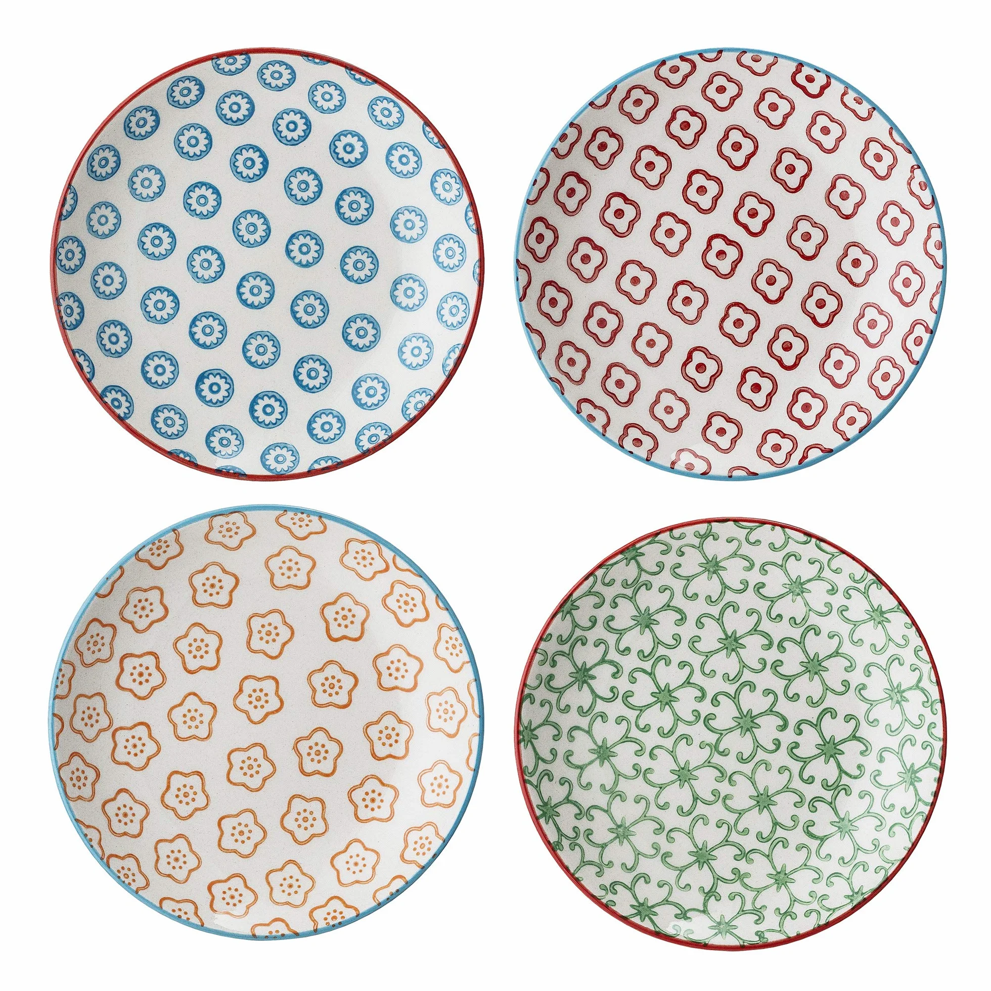 Bloomingville Emma - Set Di 4 Piattini Sottotazza,13 Cm