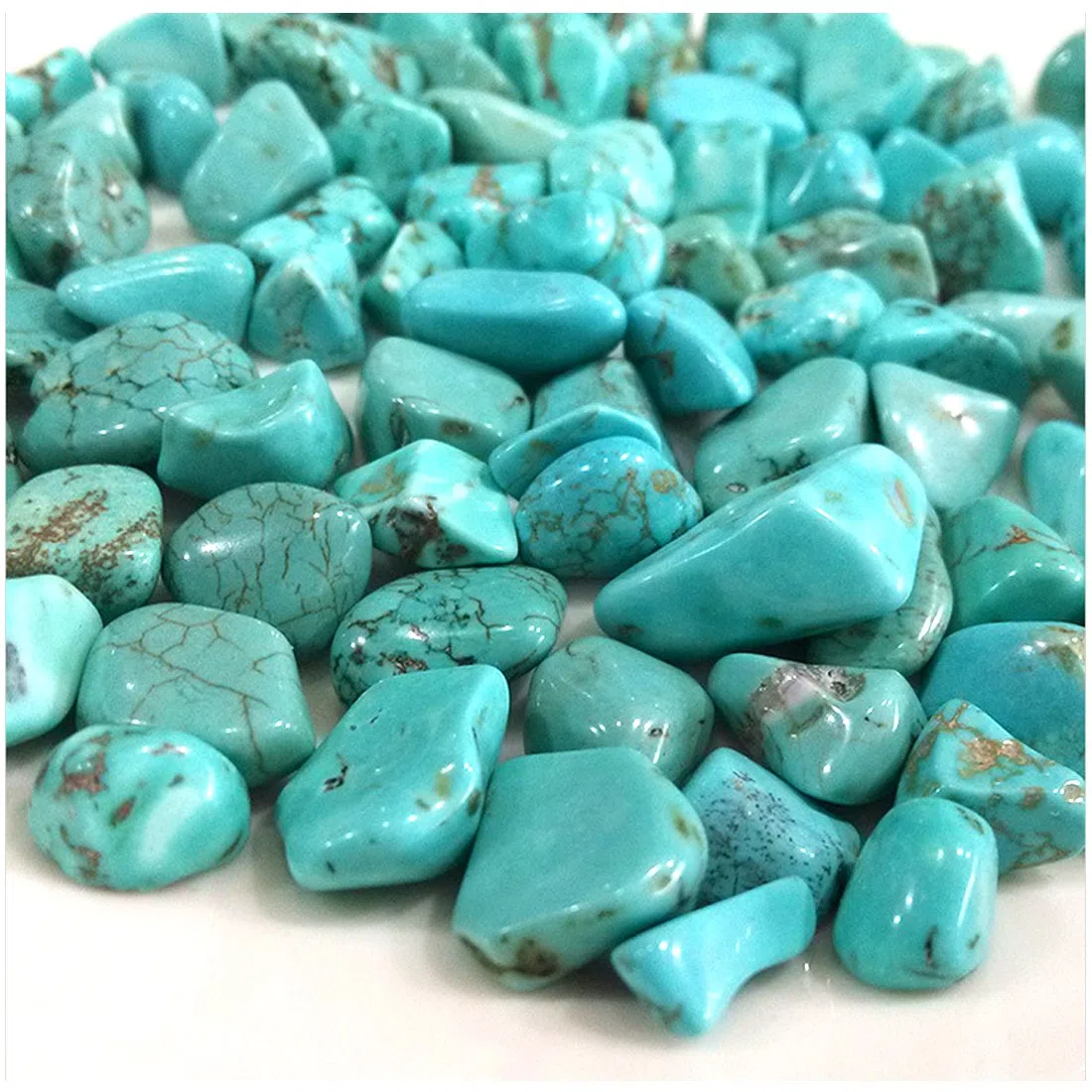 283,5 gram turchese pietre naturali Tumbled Stones Crystals Healing Rocks W3059
