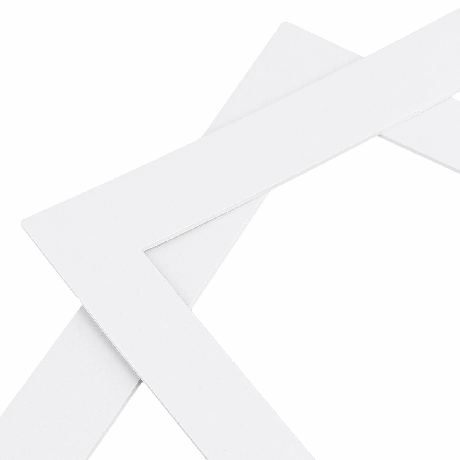 40 Pezzi Dimensioni Esterne 21 x 29,7 cm Bianco passepartout cartoncino, Cornice Quadrata Formato A4, passepartout per Foto, presentazioni artistiche