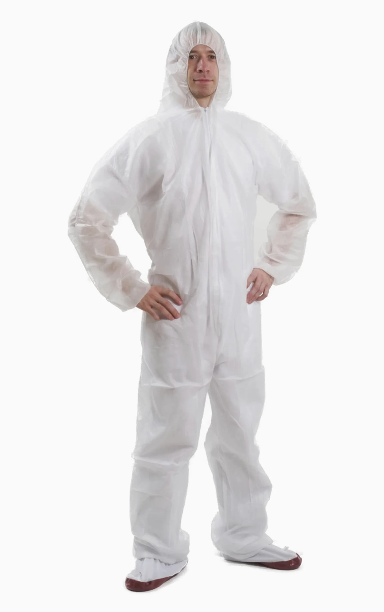 10 tute da malero – taglie S, M, L, XL, XXL e XXXL – bianco, blu o verde – tuta da pittore usa e getta per Carnevale