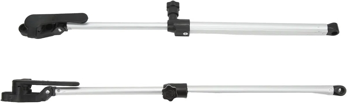 Asta di Supporto per Finestra , 2 Pezzi, Lega di Alluminio Telescopica, 310-435 mm, Leggera, Alta Tenacità, per Rimorchio