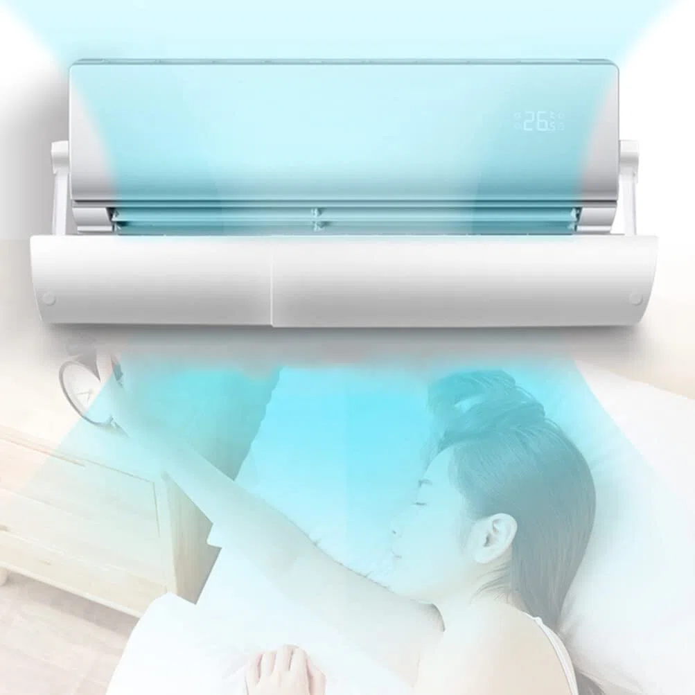 DOITOOL Deflettore Di Ventilazione Aria Retrattile Deflettore Aria Condizionata Universale Regolabile Copertura Deviatore Aria Condizionata