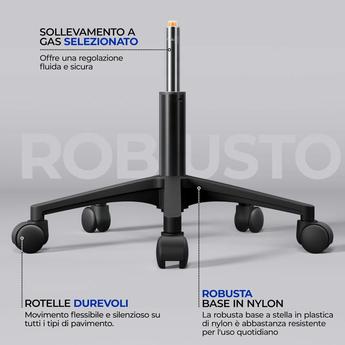 Yaheetech Sedia da Ufficio Scrivania Ergonomica Lombare in Rete Traspirante Reclinabile Altezza Regolabile Girevole con Braccioli e Ruote Portata 136 kg Nera