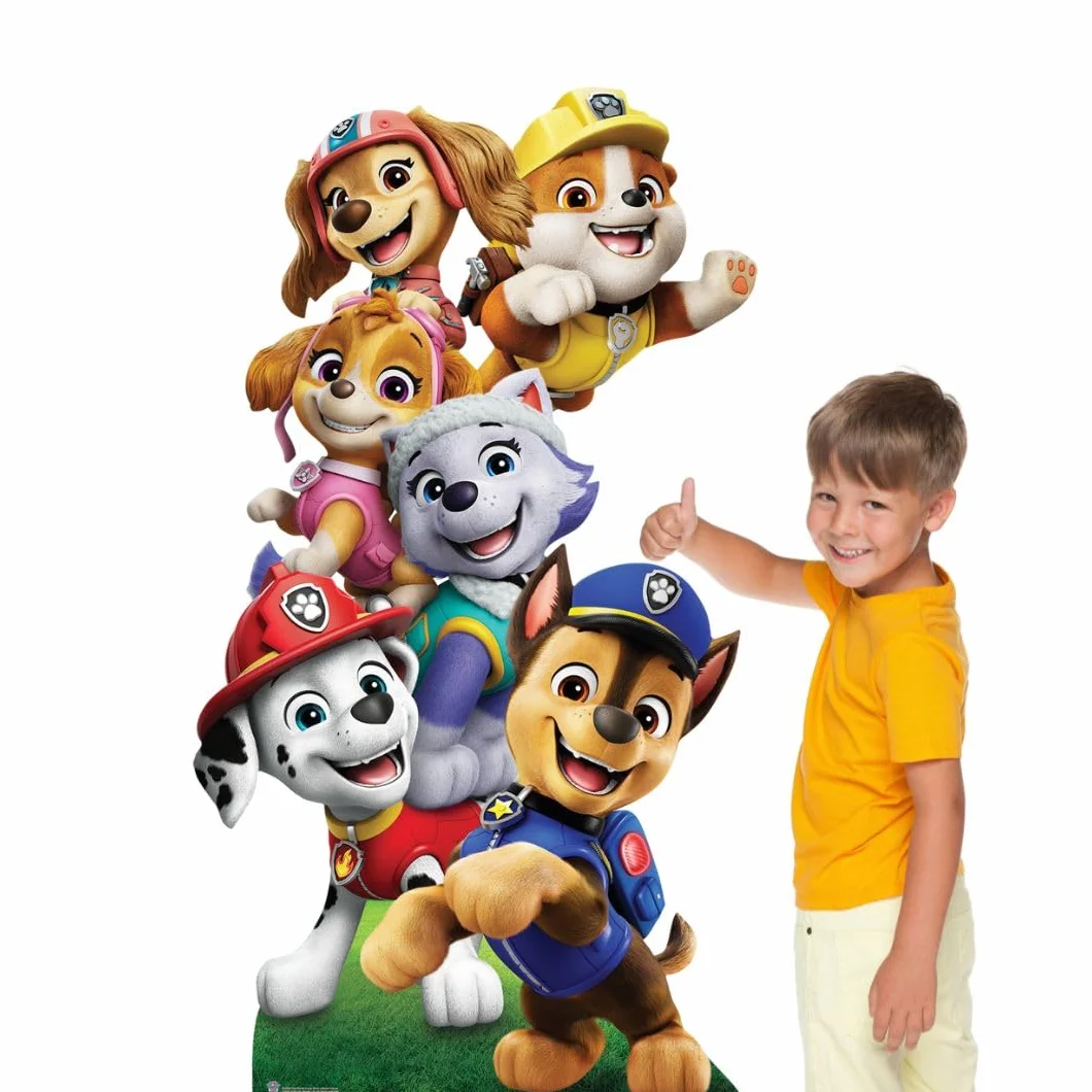 Star Cutouts Cartonato SC4602 Paw Patrol, altezza 164 cm, ideale per feste a tema Paw Patrol, compleanni, fan, decorazioni per stanze ed eventi