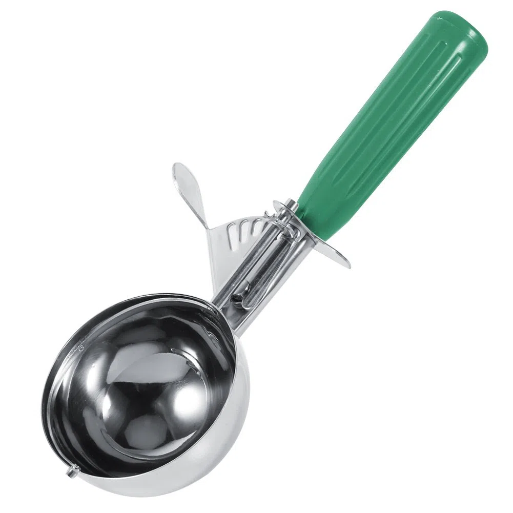 Cucchiaio gelato, Manico antiscivolo per impugnatura comoda, Acciaio inox alimentare, 9 colori disponibili, Ideale per gelateria caffetteria casa