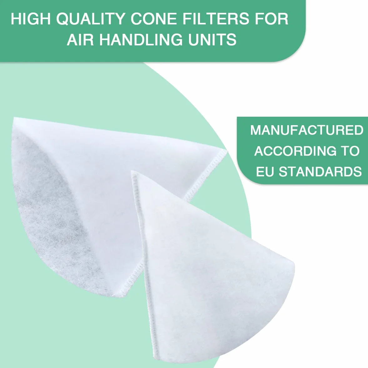 Set di Filtri a Cono OTYMIOW - Filtro Conico DN 125 G4 per Impianto di Ventilazione, Compatibile con Zehnder, Helios, Vallant, Maico, Pluggi