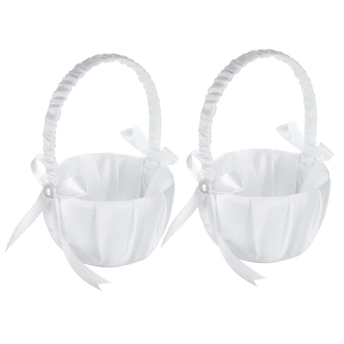 Cesto di Fiori di Nozze in, Romantico per Feste Fiori Ragazza Cestino，Accessorio Indispensabile per i Matrimoni, Ottimo Regalo per Damigelle o Fioristi.