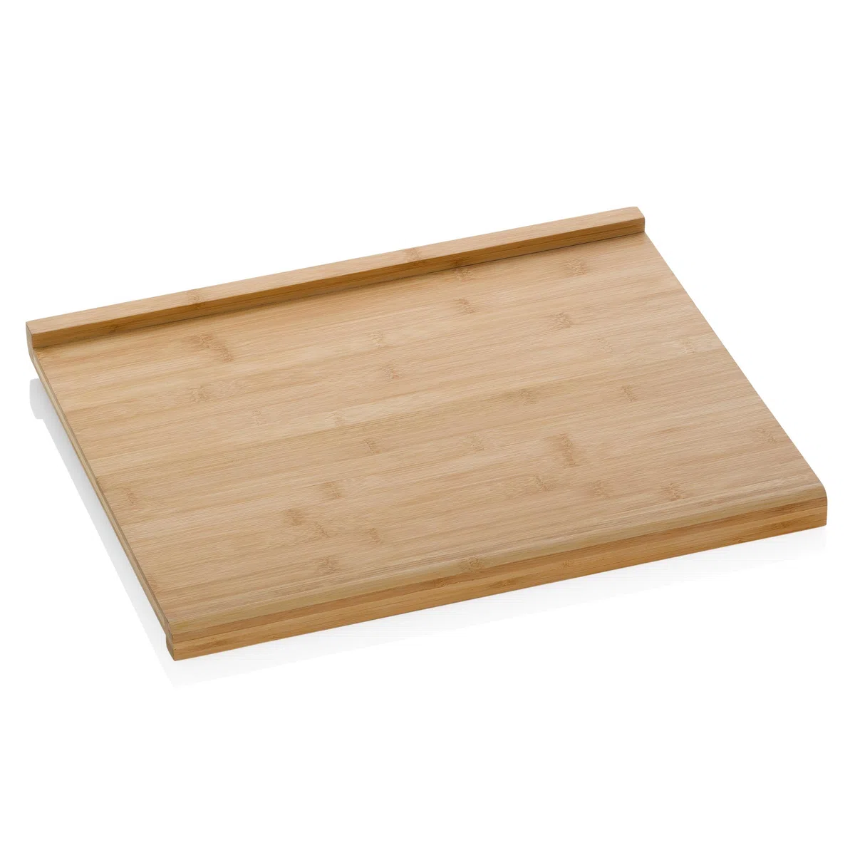 kela Taglierecon bordi rialzati 48 x 38 x 1,8 cm KIANA, tagliere in bambù grande, utilizzabile su entrambi i lati, tagliere in legno, base da forno