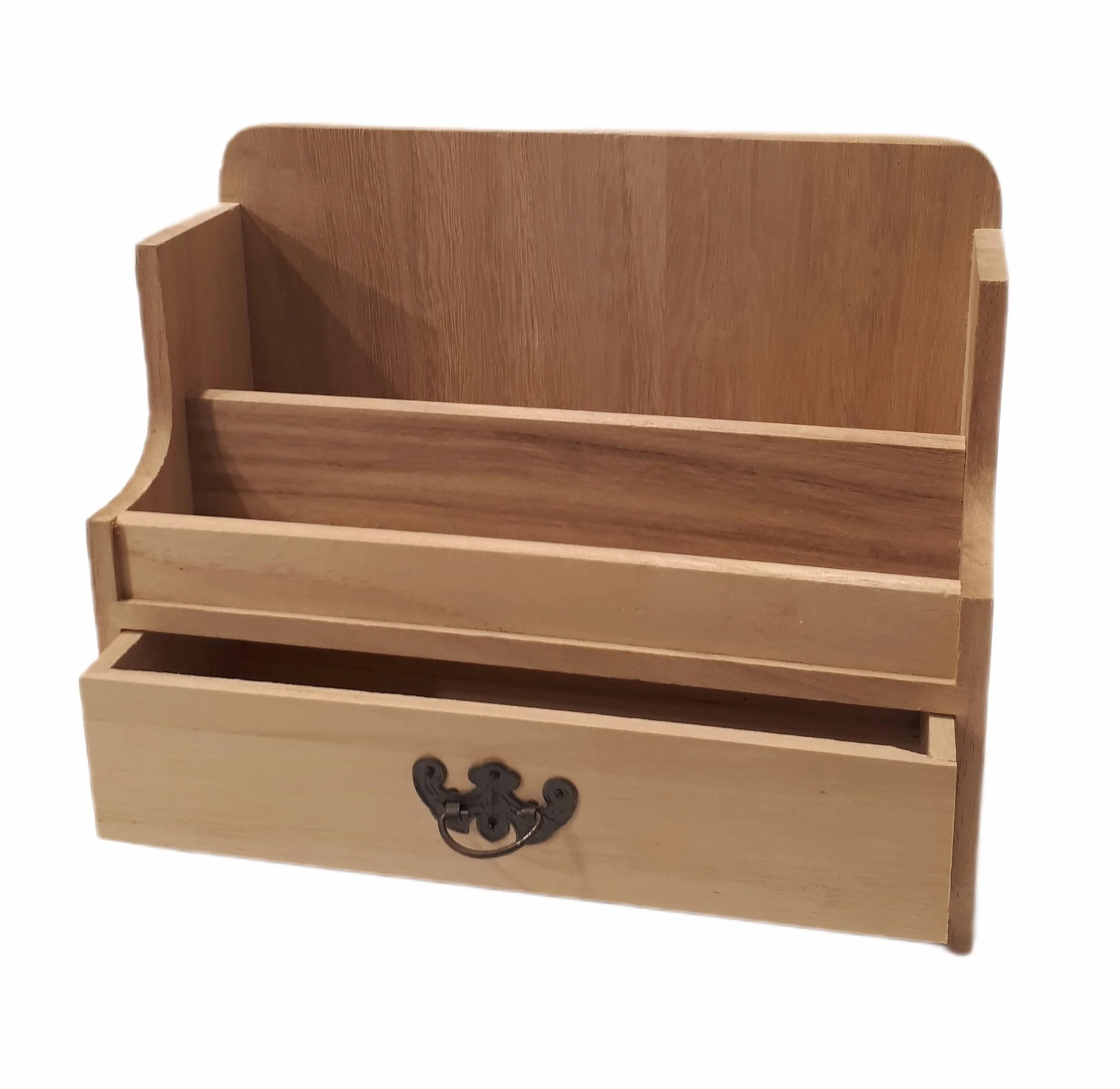 Comarco Sa Portalettere in legno con cassetto 24x29 cm