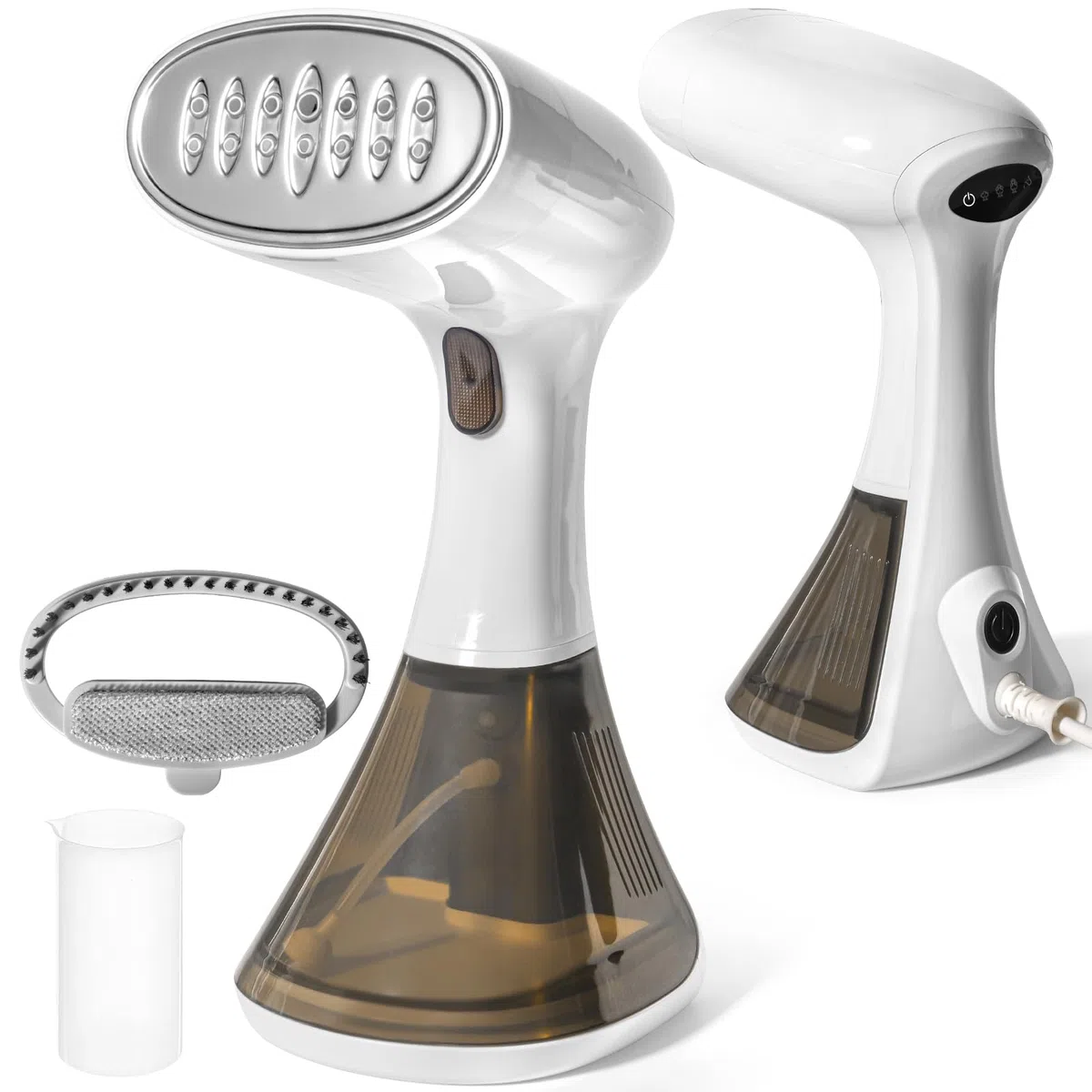 Ferro da Stiro Verticale, 1600W Stiravapore Portatile, Riscaldamento Rapido 20 Secondi, Serbatoio Grande da 320 ml, 3 Modalità Vapore, Compatto e Portatile per Casa, Ufficio, Viaggi