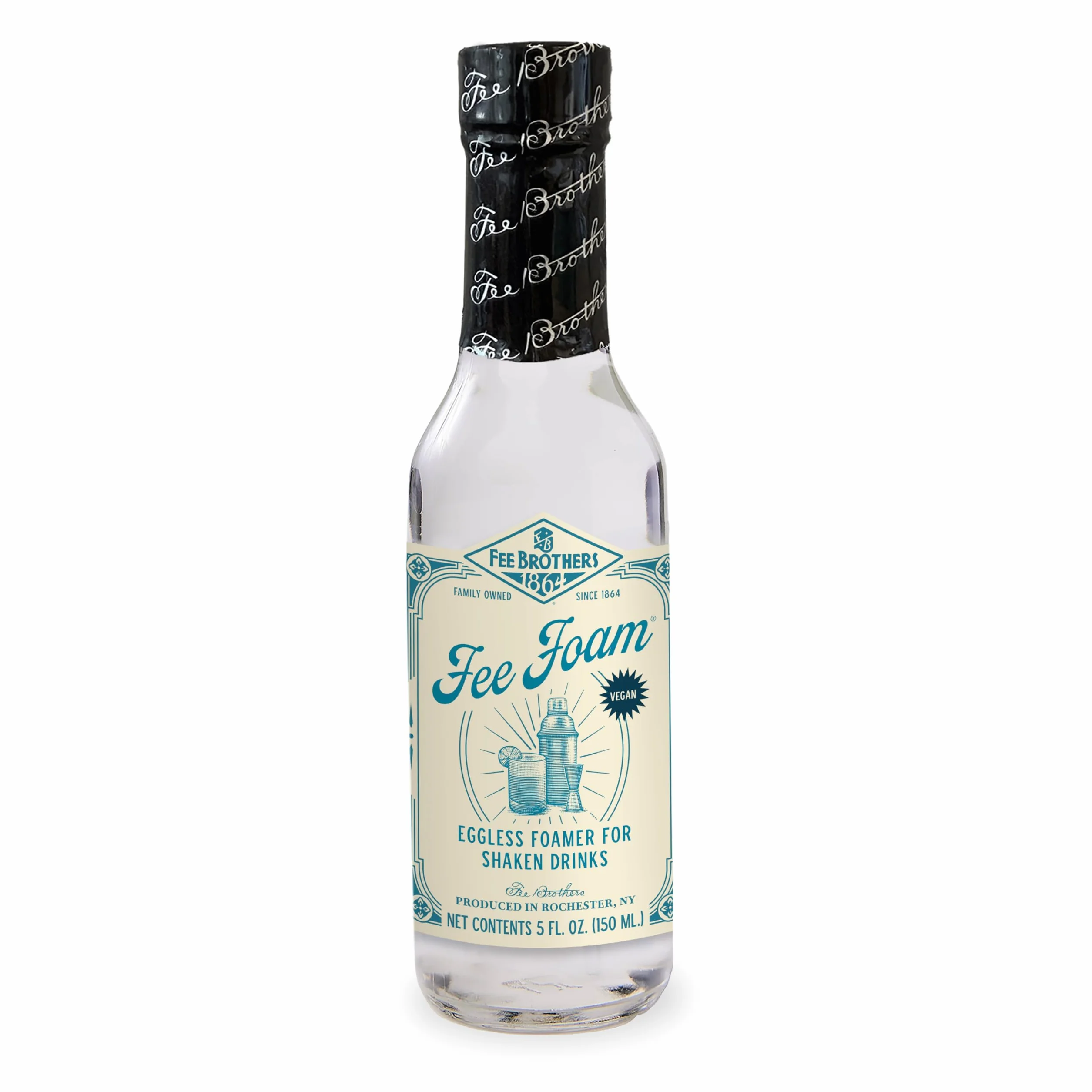 Fee Brothers Fee Foam - Bottiglia di vetro da 5 once