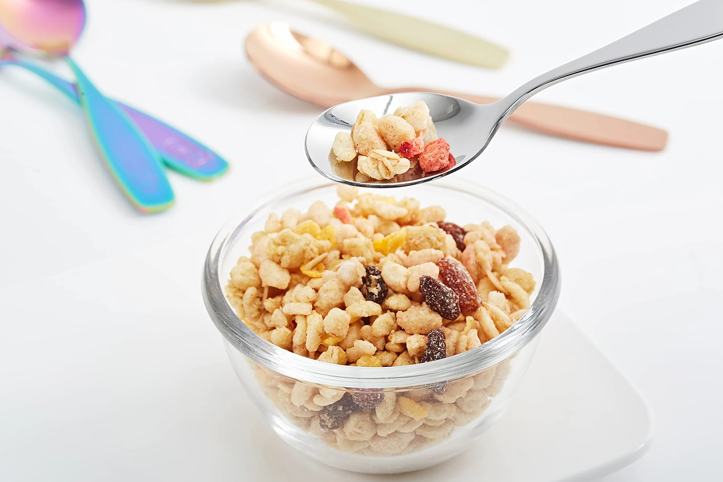 Exzact Posate per Bambini 12 Pezzi in Acciaio Inox - 4 x forchetta, 4 x coltelli, 4 x Cucchiai Cena