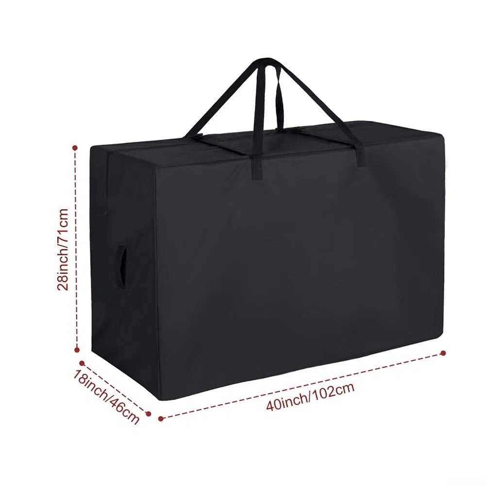Custodia per materasso pieghevole in tessuto Oxford 420D, antietà, impermeabile, con chiusura per uso domestico (102 x 46 x 71 cm)