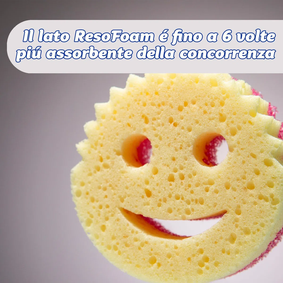 Scrub Daddy Scrub Mommy, Spugna Abrasiva Cucina su Due Lati, Alternativa Prodotti Cucina ai Panni Non Graffiati, Spugna Faccina Sorridente per Lavello, Bagno e Doccia, FlexTexture, Assortita, 4 pz