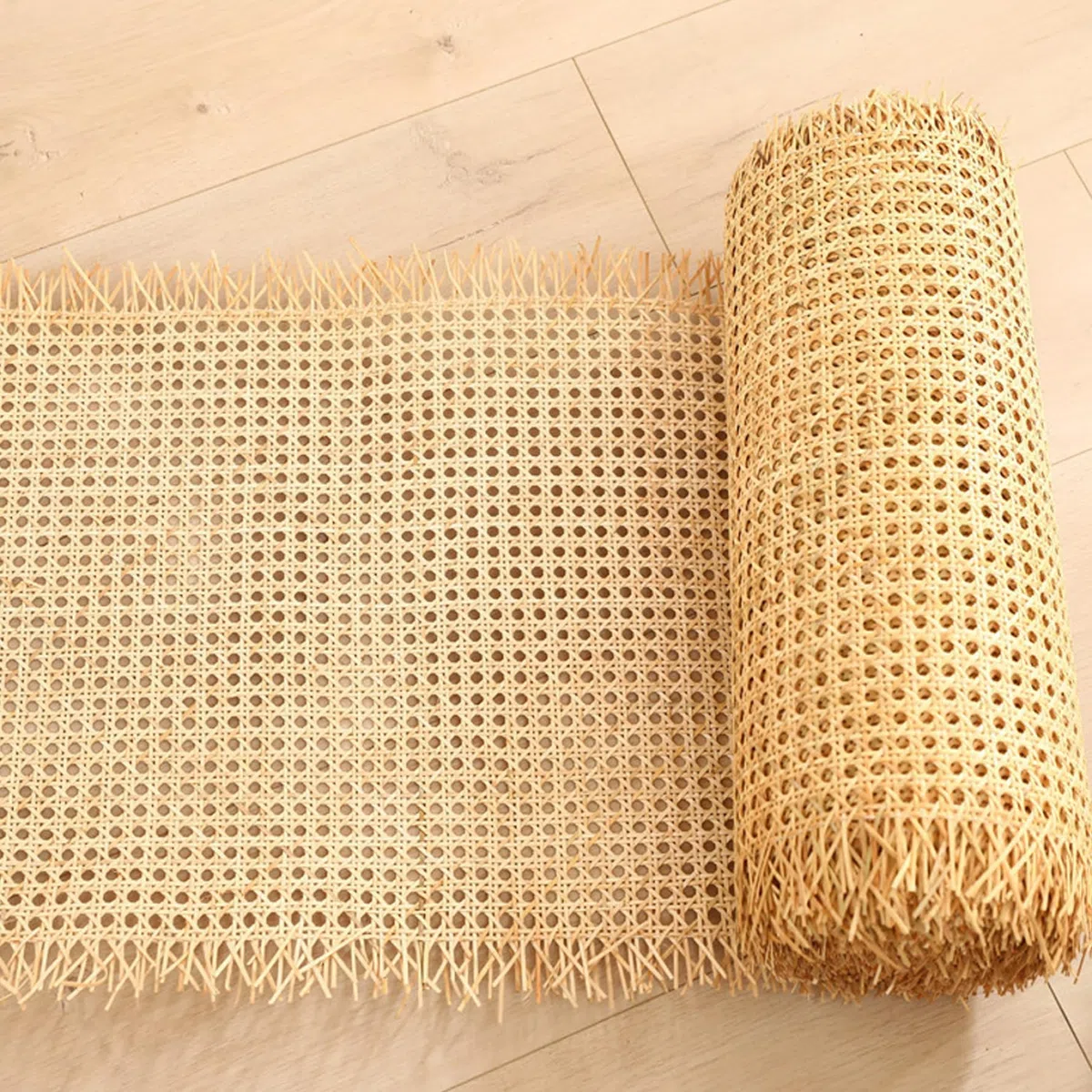 Rotolo di Rattan Canna di Plastica Rotolo di Fettuccia In Rattan Rete Intrecciata Rete Impermeabile Sedia In Vimini Viennese Per Progetti Fai da Te 0,5x1 M