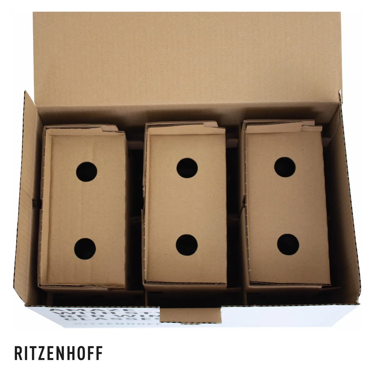 RITZENHOFF 6301001 Bicchiere da vino rosso 500 ml - Serie Lichtweiss - 6 pezzi in un set regalo - Elegantemente moderno - Made in Germany