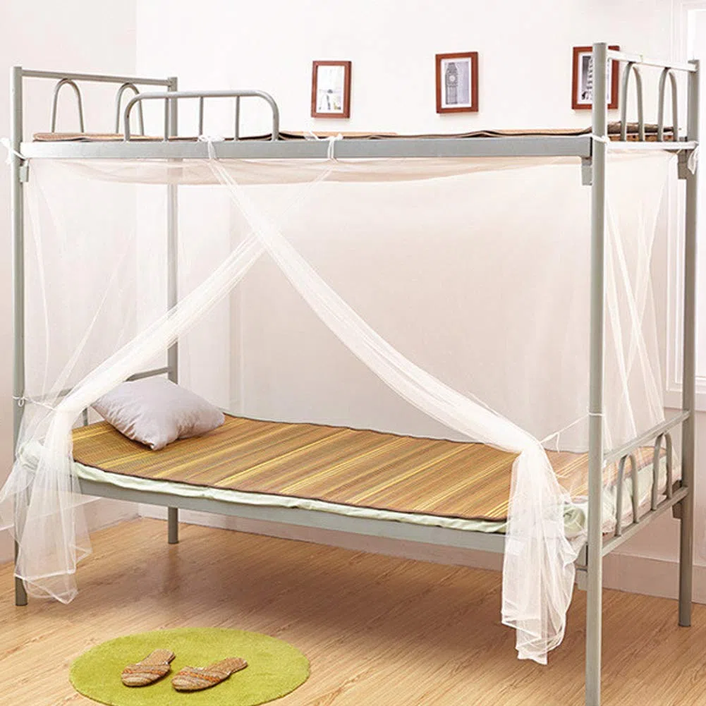 Zanzariera per dormitorio, zanzariera Quadrata Leggera e Confortevole, zanzariera per Studenti squisita, Bella Morbida per Letto per Studenti Domestici