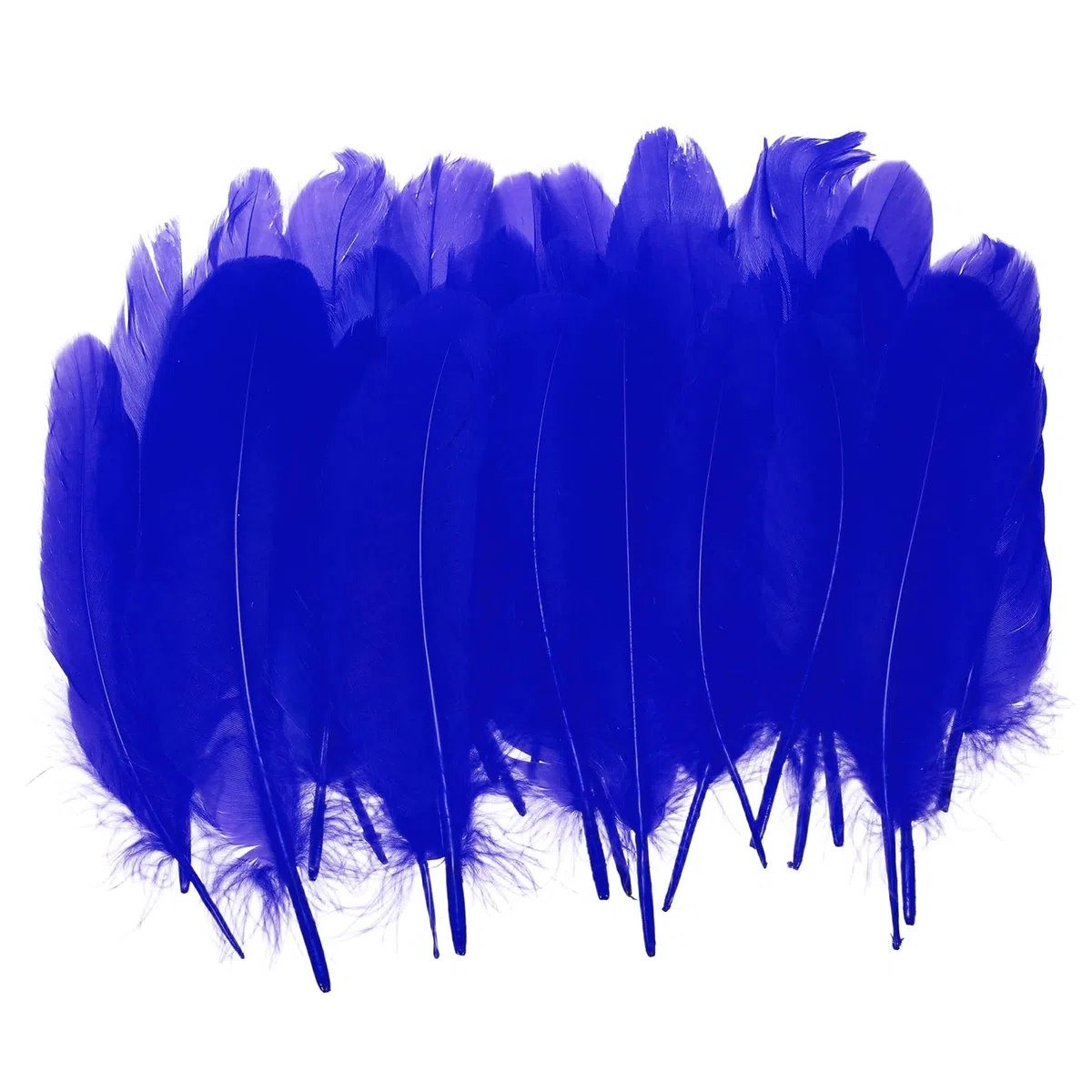 PATIKIL 4-7" Piume D'Oca Naturali All'ingrosso Per Artigianato, 200 Pezzi Piume Lunghe Di ricchi colori Per Decorazioni DIY Catturasogni, Cappello， Ghirlande, Vasi, Zaffiro Blu