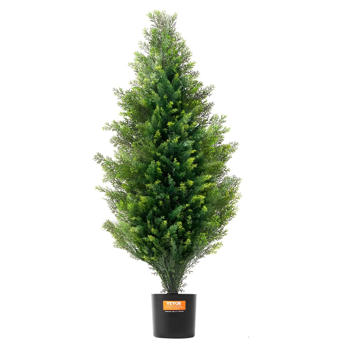 VEVOR Albero Topiario di Cedro Artificiale, Alto 91,4 cm Realistiche Piante in Vaso di Pino con Foglie Extra, Set di Verde Artificiale Protetto dai Raggi UV per Domestica di Interni Esterni (2 Pezzi)