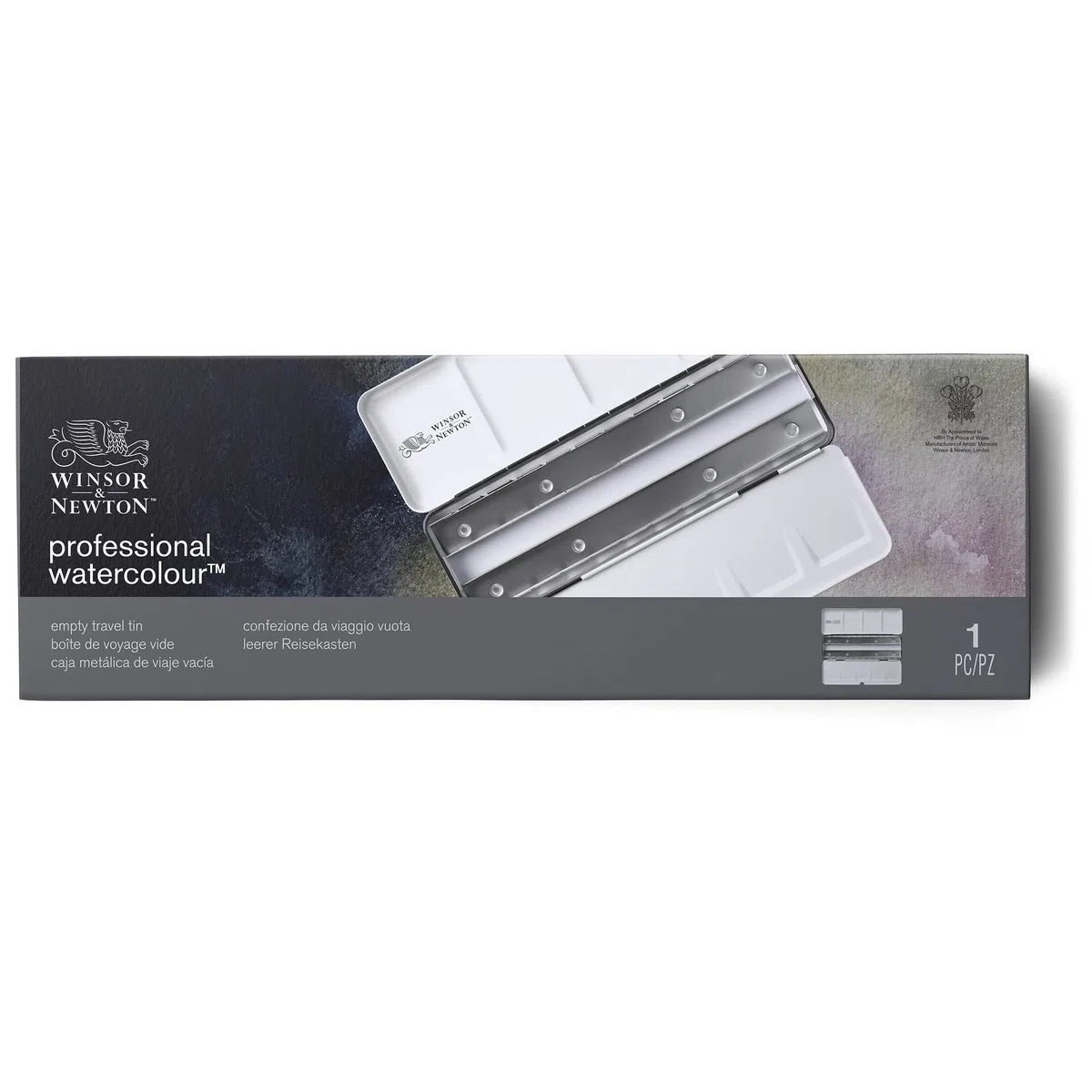 Winsor & Newton WN PWC SCATOLA Vuota (Per 24 Mezzi Godet O 12 Godet)