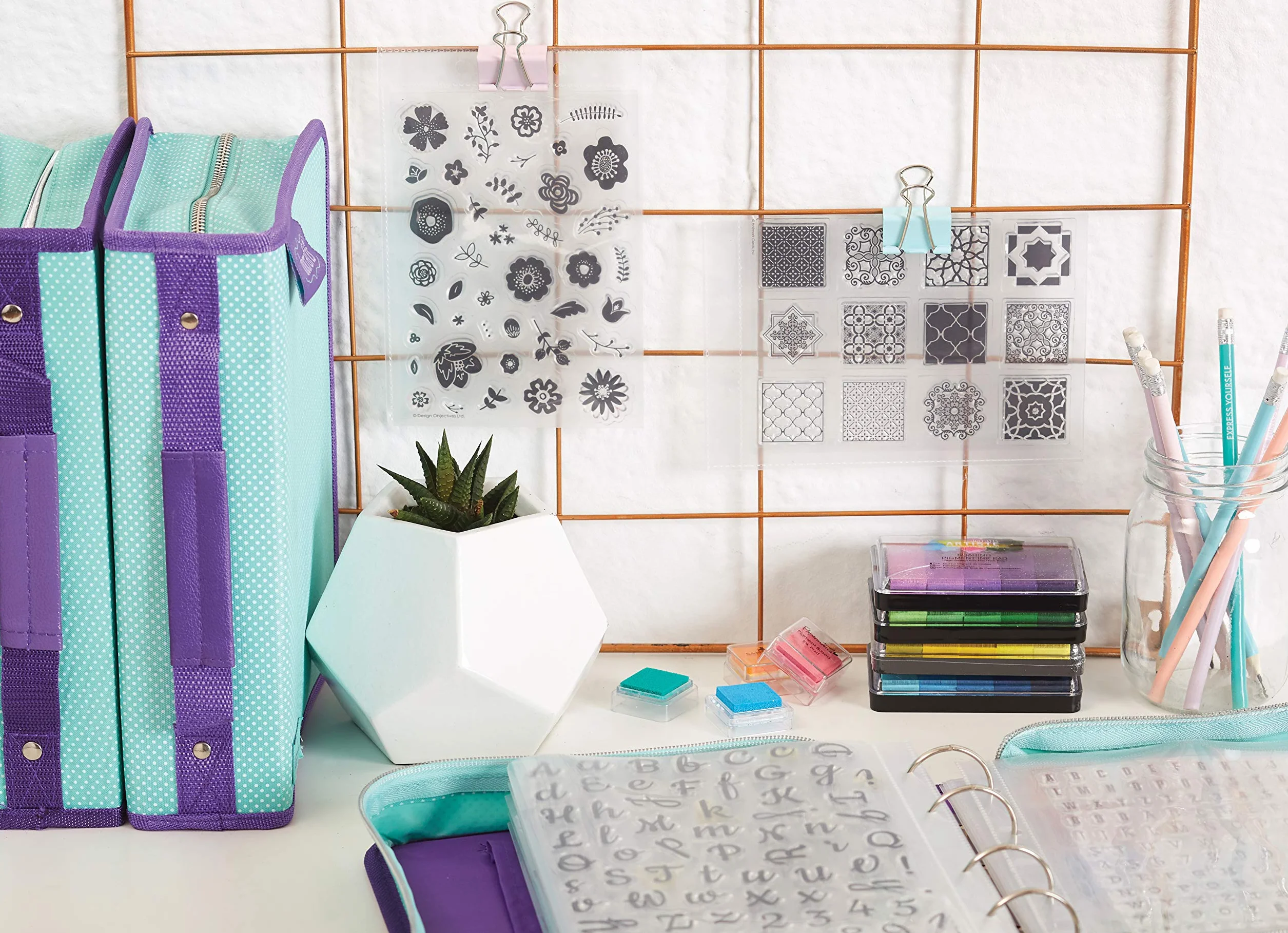 docrafts - Set di timbri, Taglia Unica