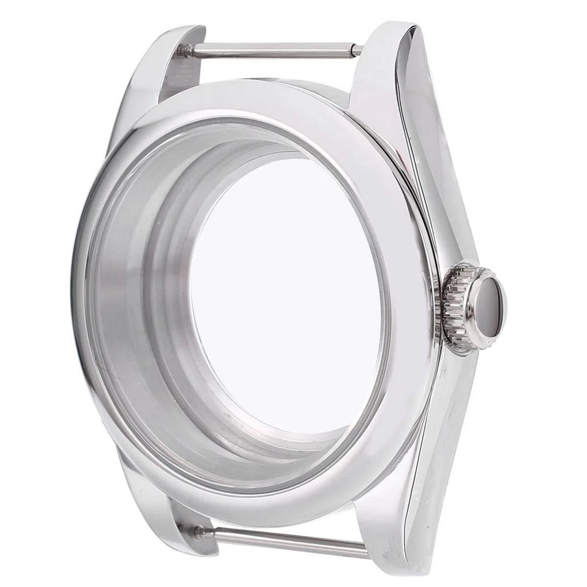 Cassa in acciaio da 39 mm, vetro , adatto per orologio NH35/NH35A NH36/NH35A, lato trasparente, , Transparent
