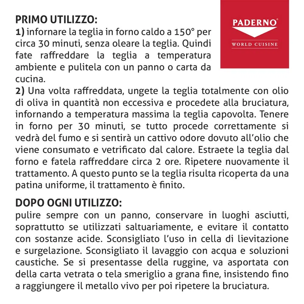 Paderno 41745-35 Teglia Rettangolare in ferro blu – Stampo da forno antiaderente, bordi alti, utilizzabile come vassoio, 35 x 28 cm, Altezza 3 cm