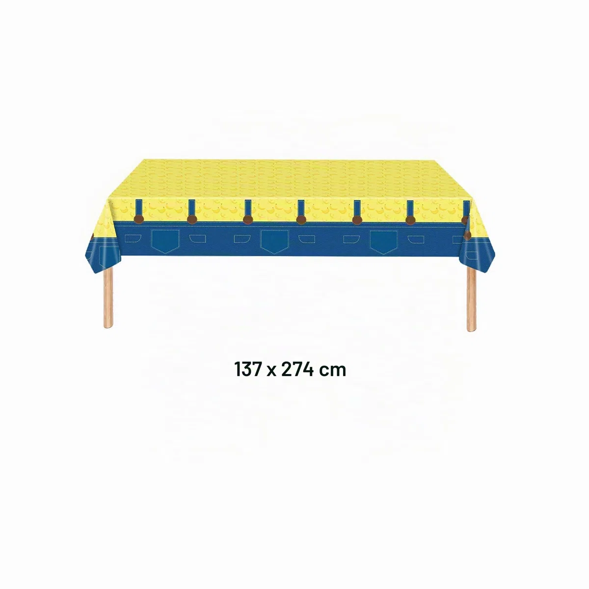 Kit Compleanno Stoviglie per Feste Banana Decorazioni per Yellow Forniture per Feste