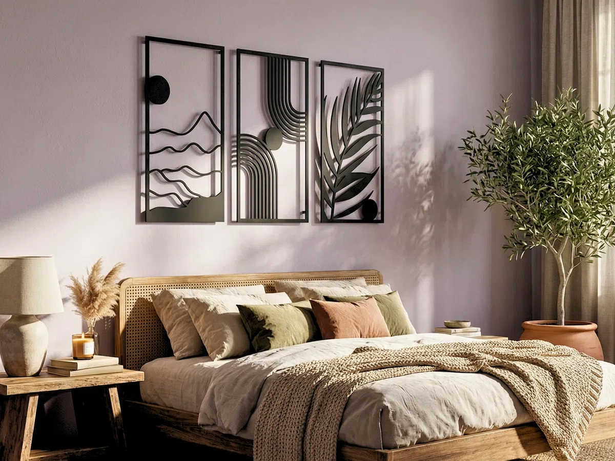 VAILLA Decorazione da parete a forma di corpo femminile, Arte sensuale, Quadro moderno soggiorno, 3D Murali in legno, Decorazioni moderni muro per salotto, camera da letto (Boho 11)