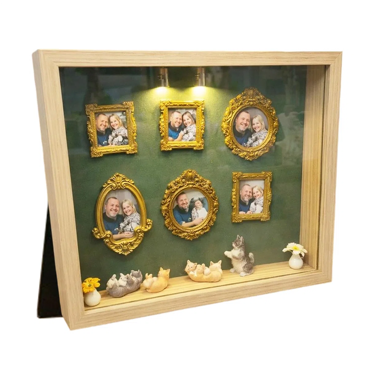 Mini Museum Frames,Decorazione Artigianale per Scrivania | Set Cornici Per Foto - Per Casa Ufficio Camera Da Studio